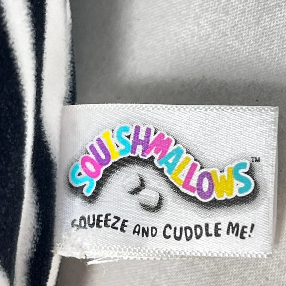 Squishmallows Zeke Zebra Plush Stuffed Animal Aqua Blue Mane Tail 16‎ Inch